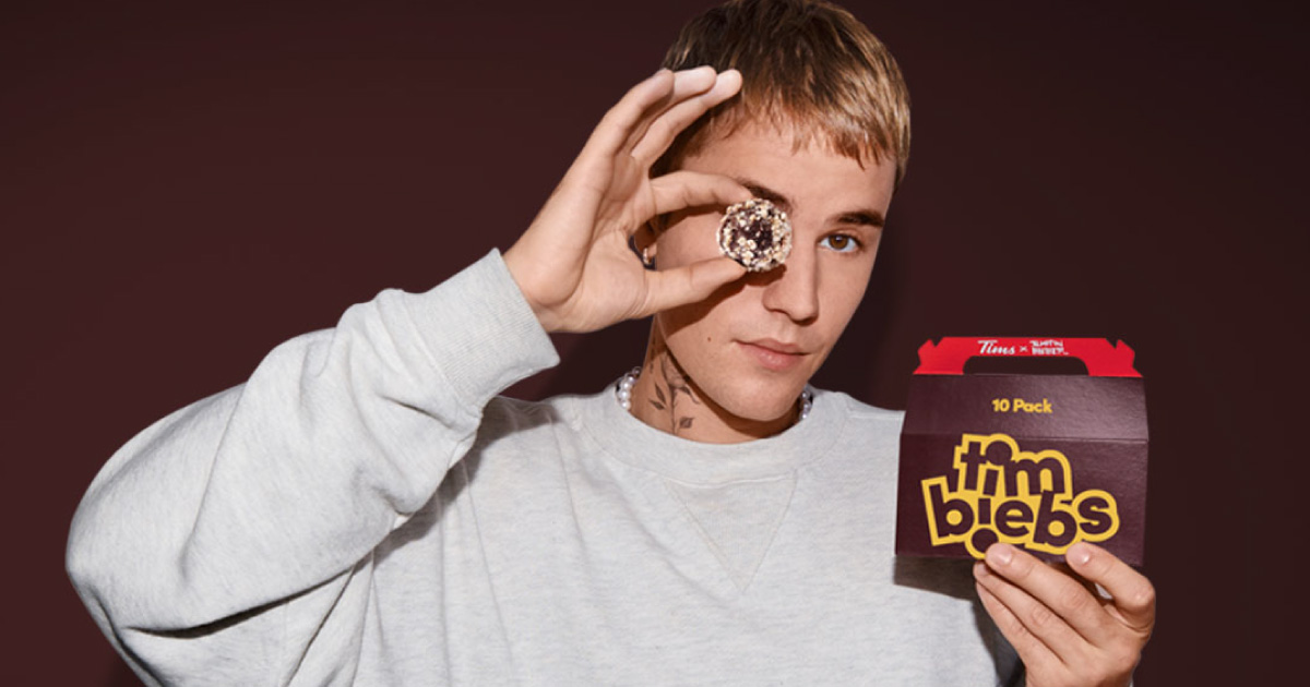 ジャスティンビーバー×Tim Hortons！カナダ・米国限定の新メニュー