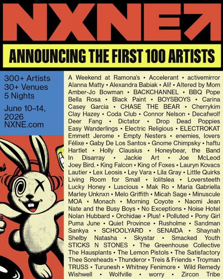 NXNE（North By NorthEast）2026