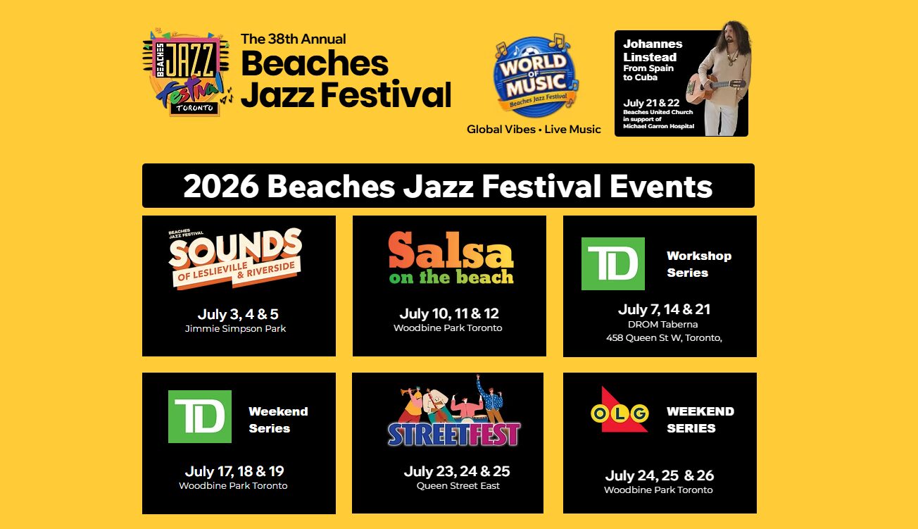 ビーチーズ・国際ジャズフェスティバル(Beaches International Jazz Festival) 2026