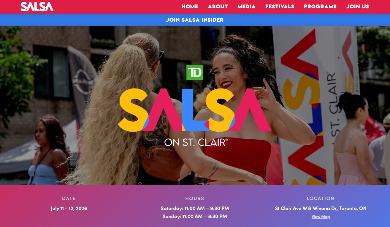 TD Salsa on St. Clair 2026