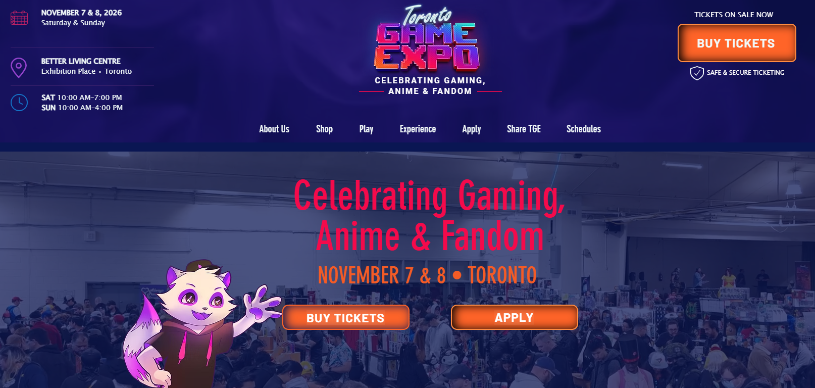 トロント・ゲーム・エキスポ(Toronto Game Expo)2026